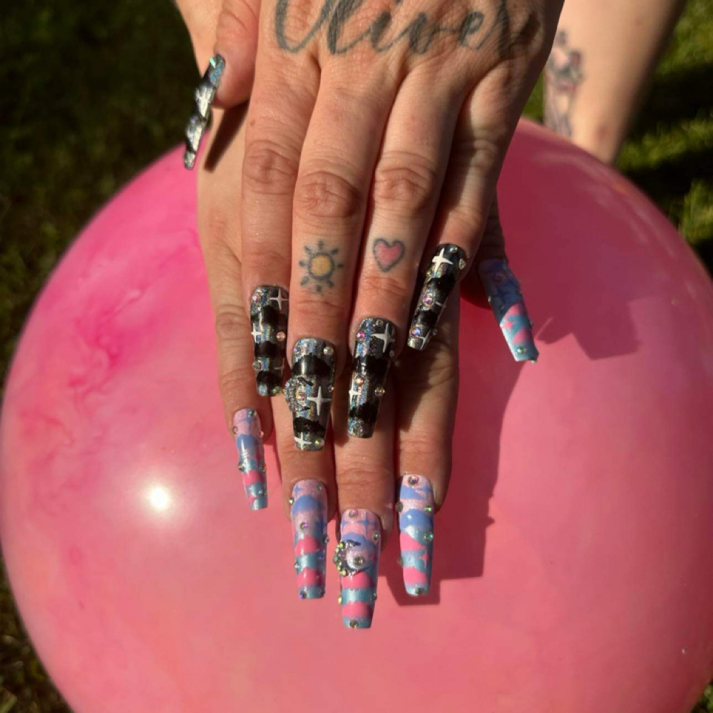 Acrylic Long Xl full set at Soul Shine Nails in Marysville, OH