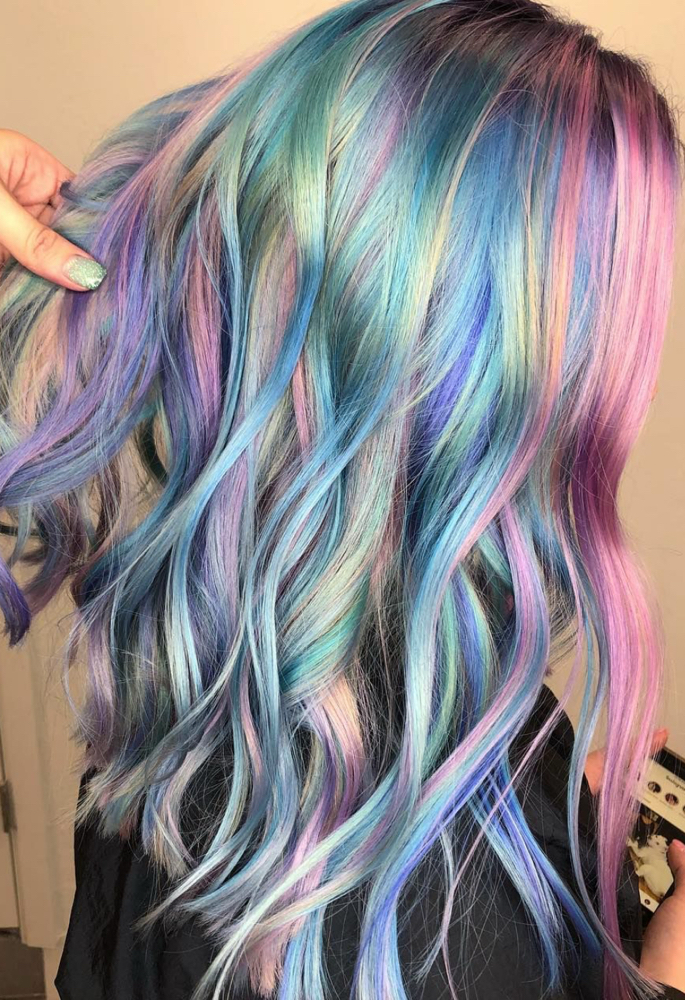 Mermaid Hair Coloring