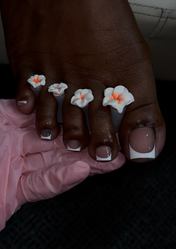 Acrylic Toes Fill-in at Divine Tips by Trin in Rosedale, MD