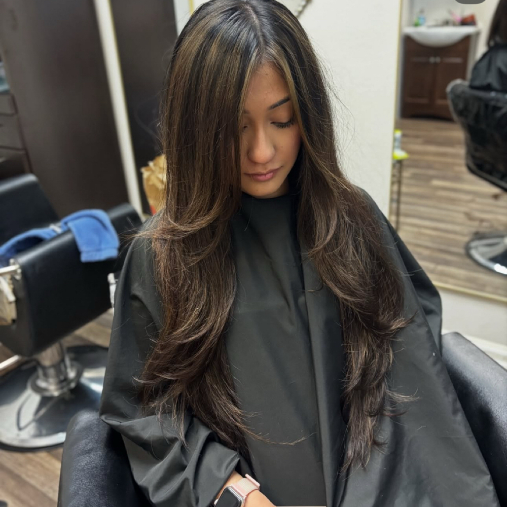 Hair Cut+ Shampoo & Style. at Hairxtanya in Fort Worth, TX