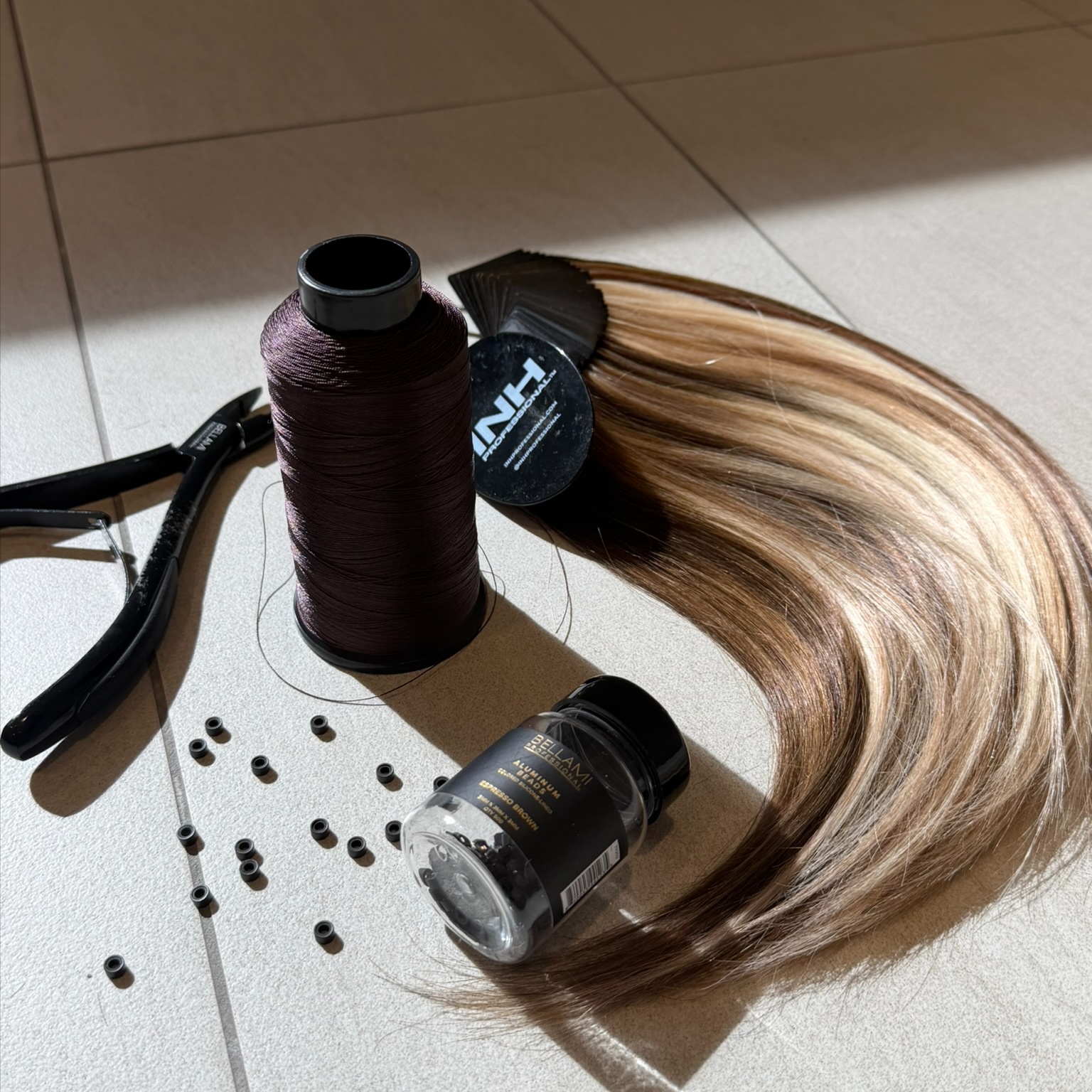 Hair extension consultation at The Extension Loft in Draper, UT