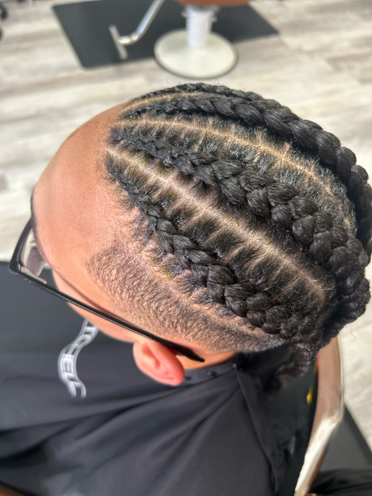 Stitch Braids Half  (Natural Hair)