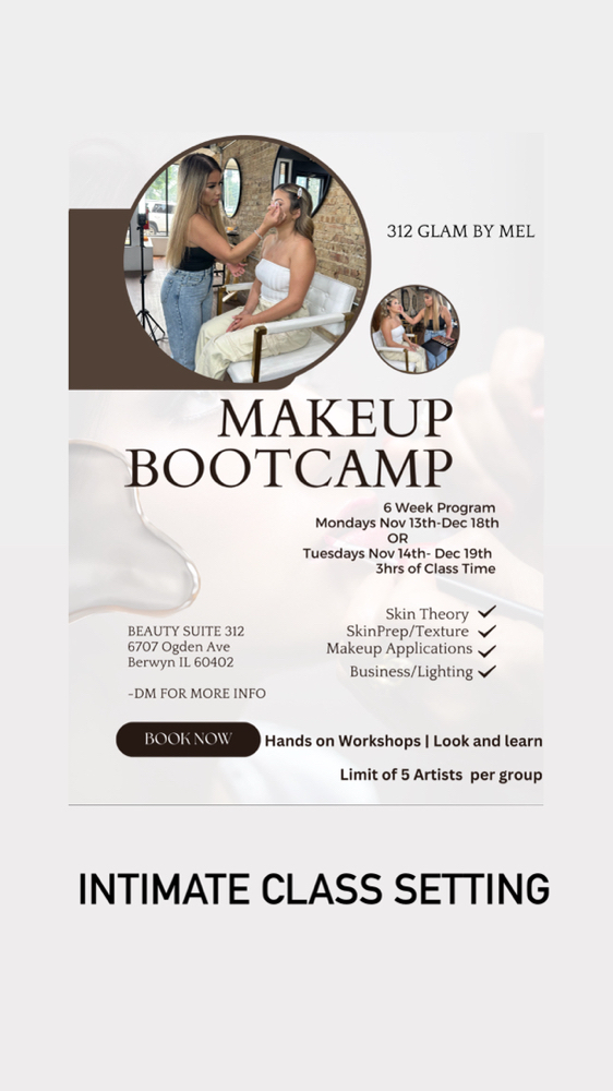 MAKEUP BOOTCAMP- NEW STUDENT GRP
