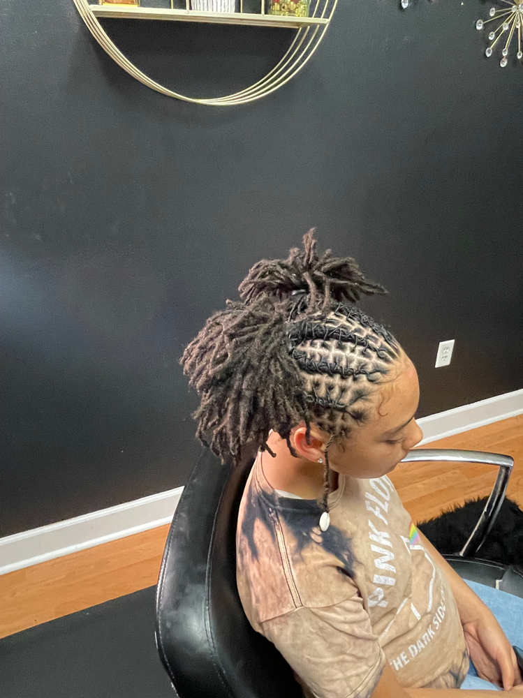 Kid (Mini-Loc) Retwist & Style