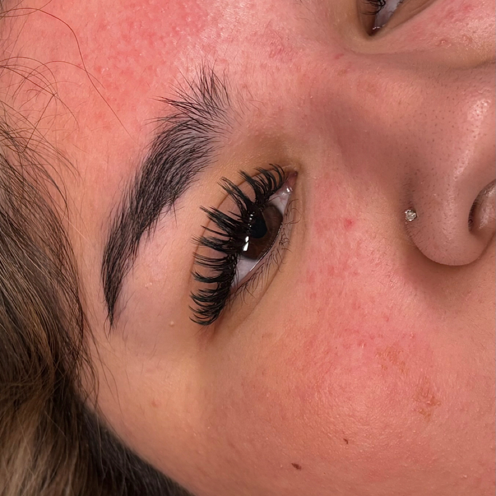 Mega Wet Look Full Set at Butterflyywinks Lash Studio in Brownsville, TX
