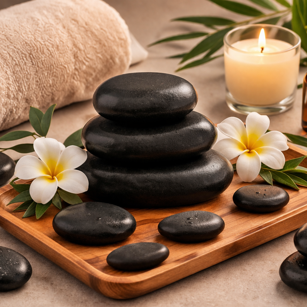 Hot Stones at Innate Wisdom Massage and Bodywork in Desoto, TX