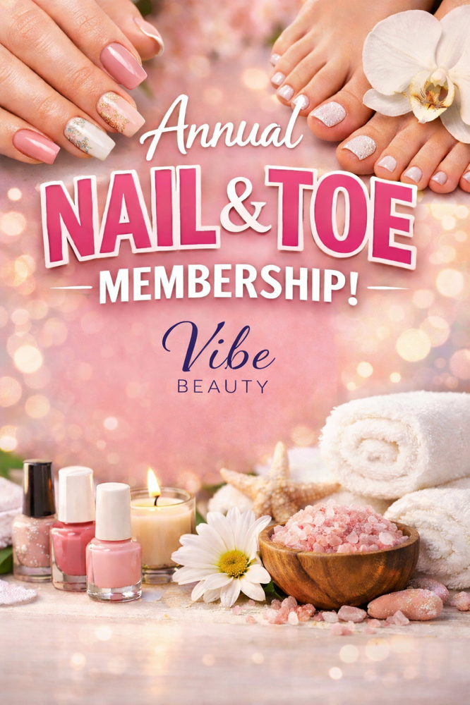 PAID Annual Membership Only at Vibe Beauty Co. in Columbus, GA