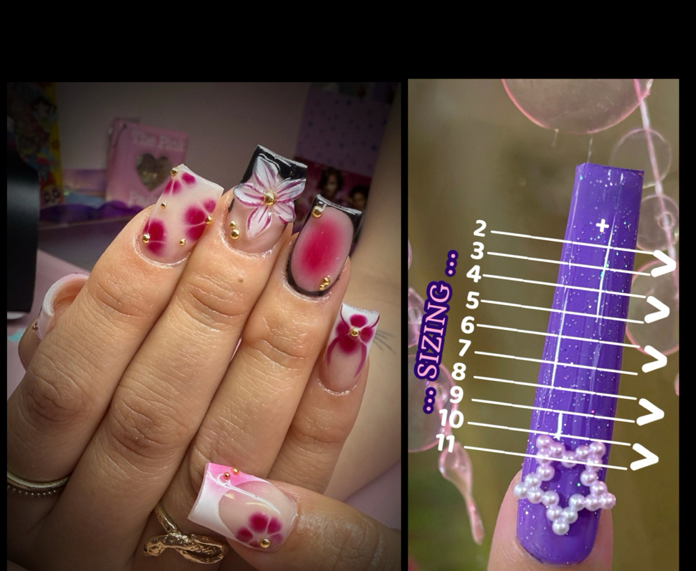 Full Set- Length 11-10 (SIMPLE) at Girl Talk Nail Studio in Arvada, CO