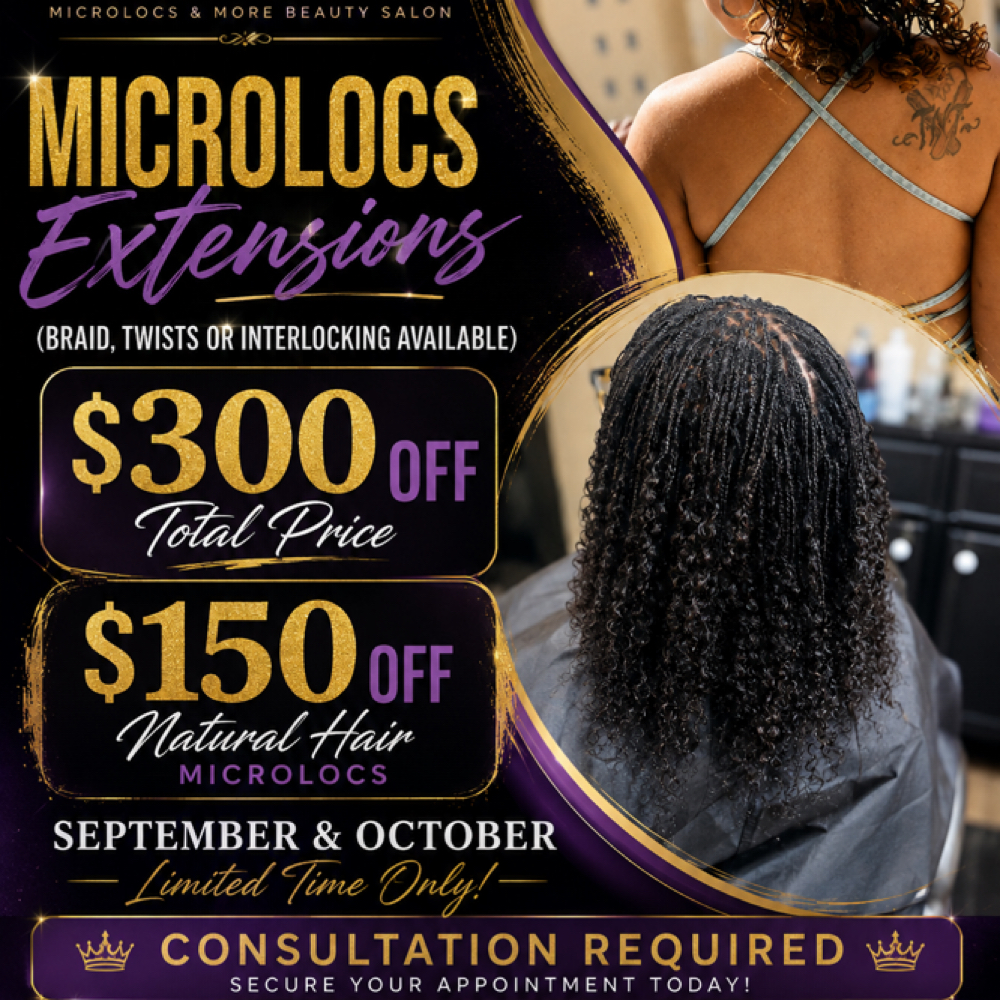 Microlocs Promo 1 at Loc’d N By ZenTri in Wilson, NC
