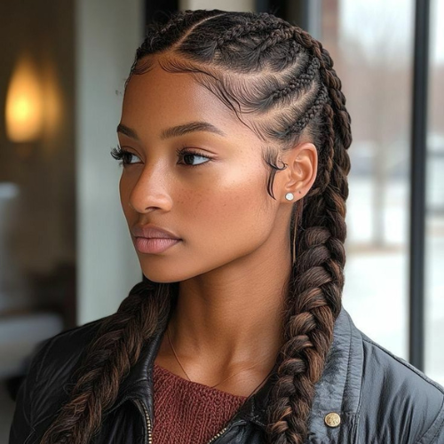 Feed-In Cornrows / Stitch Braids