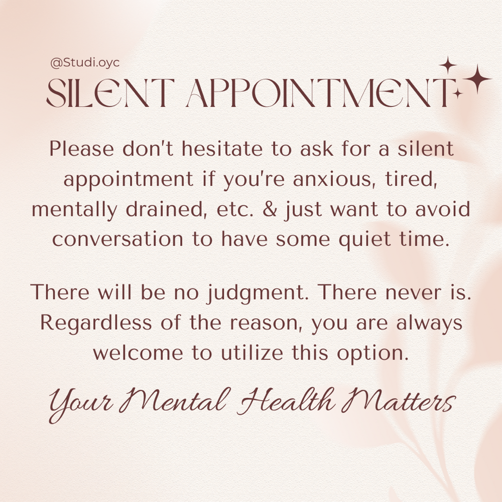 Silent Appt. Request