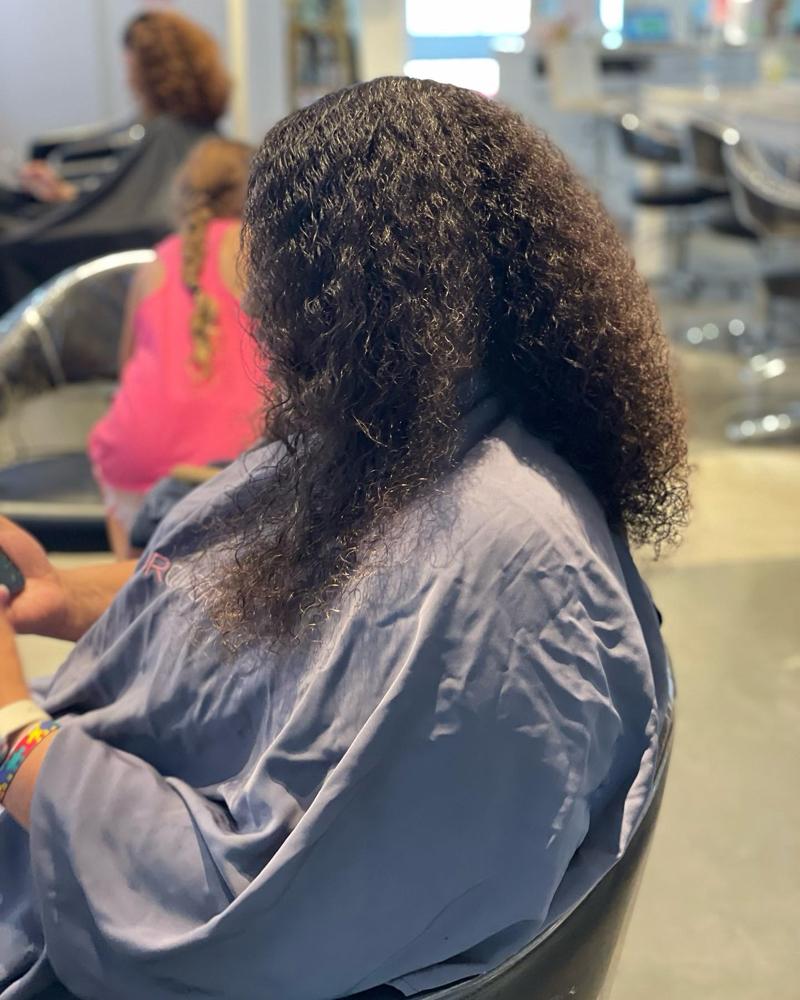 C Curly Hair Smoothing