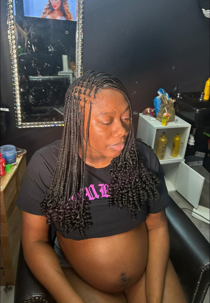 Small Knotless Back Length