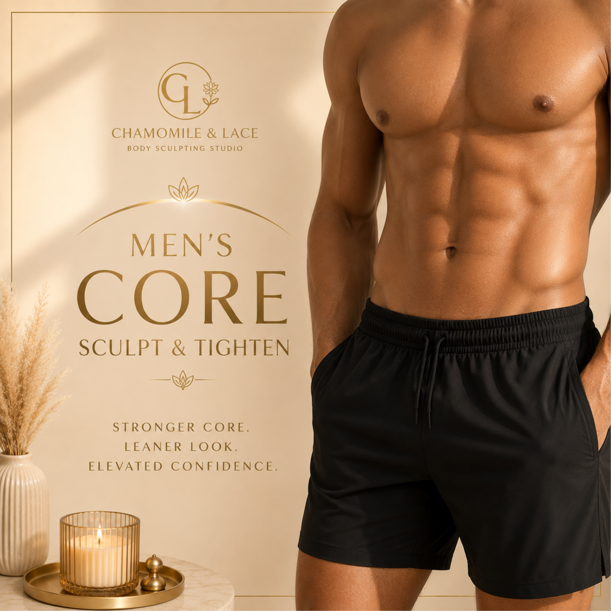 Men's Core Sculpt & Tighten at Chamomile and Lace in New Orleans, LA