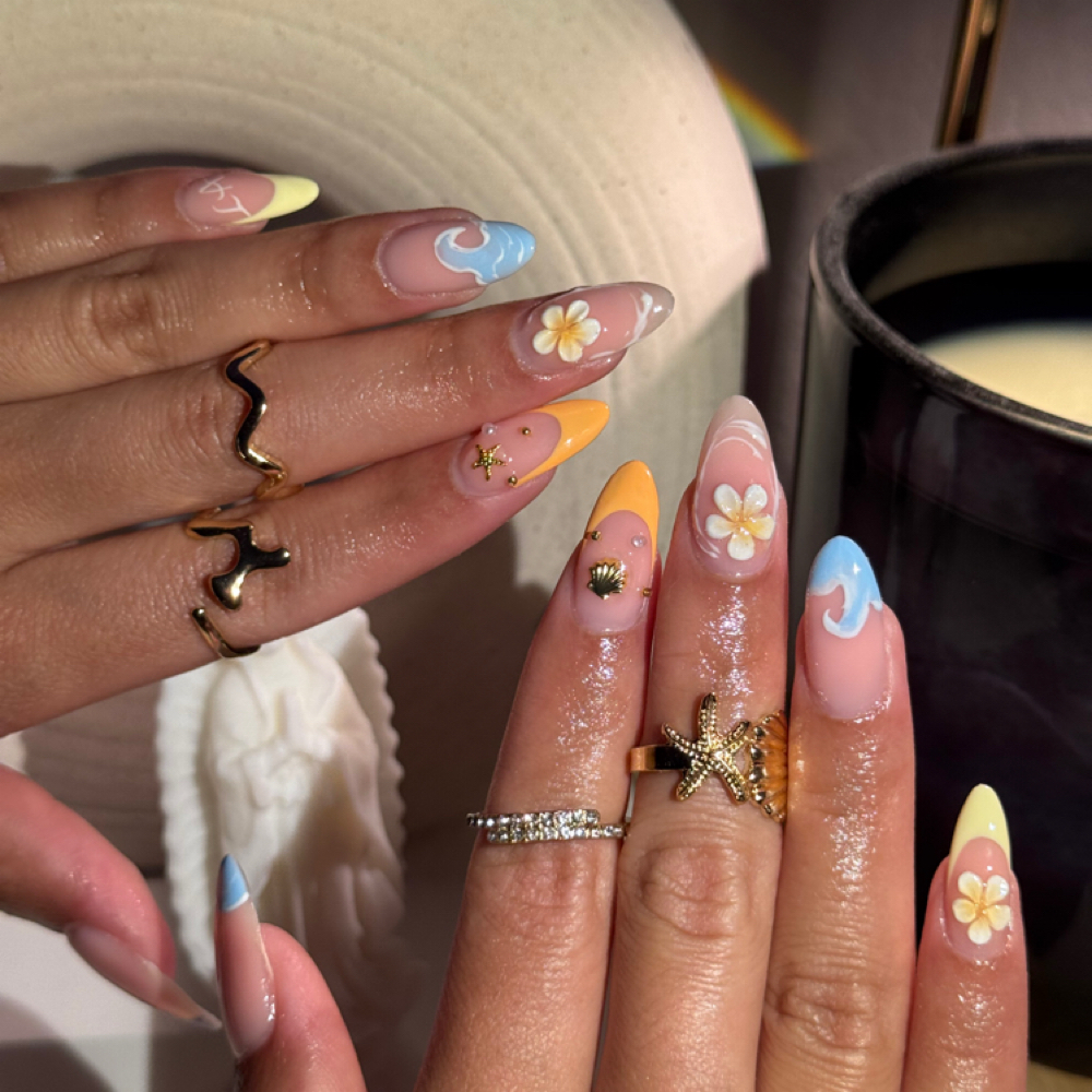 STRUCTURED MANI ♡ (tier 2) at … in fullerton, CA