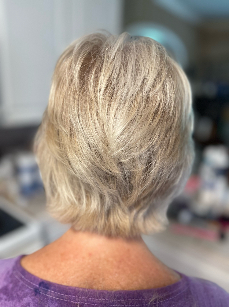 Senior Ladies at Blue Iris Mobile Hairstylist in Raleigh, NC