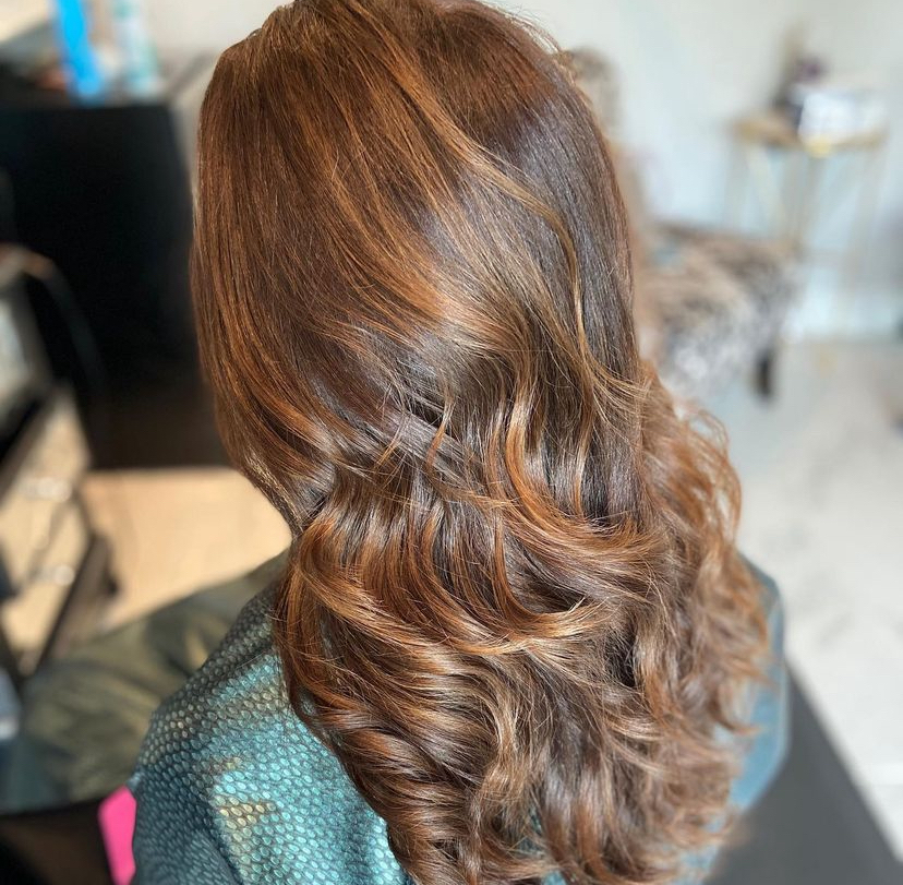 Root Touch Up + Haircut