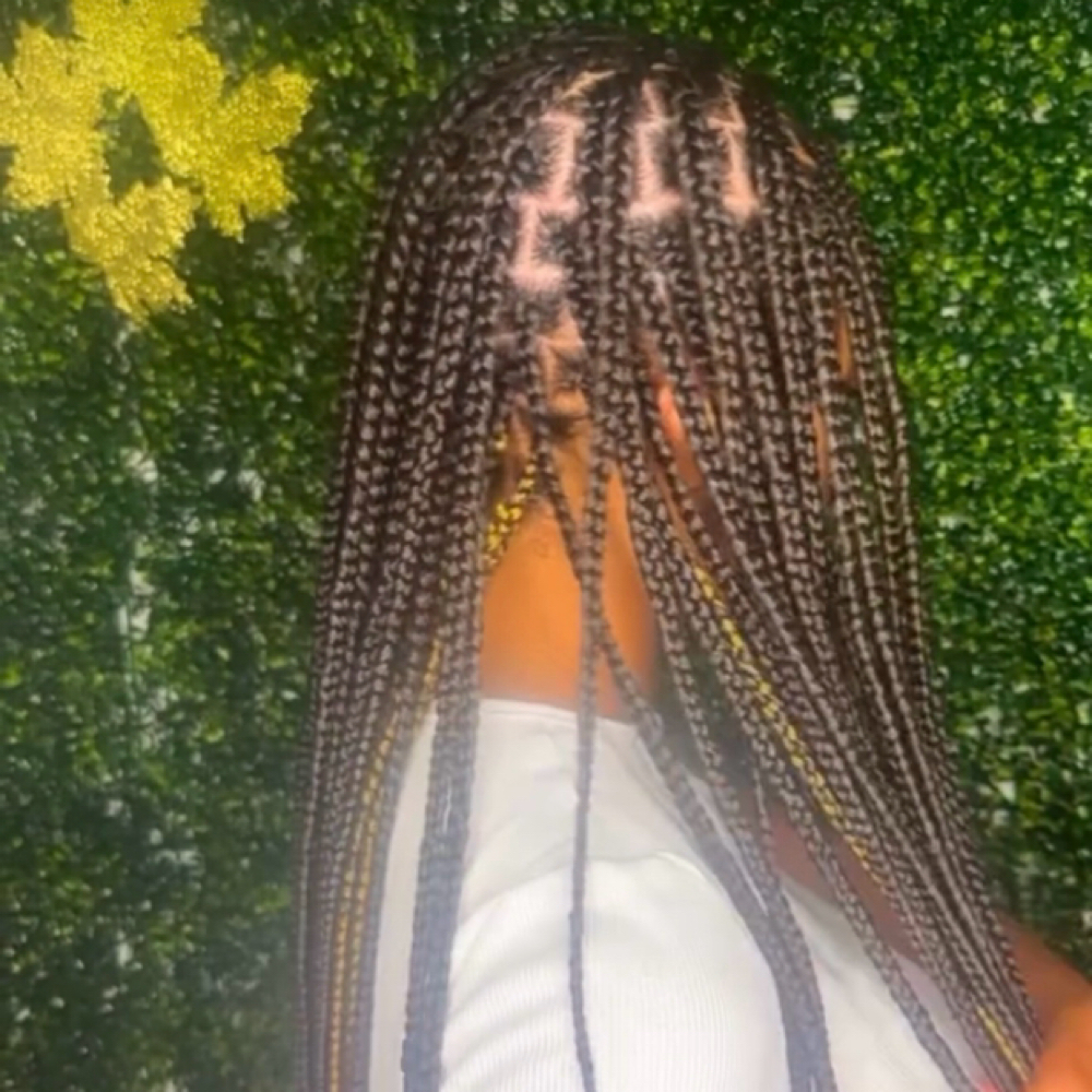 Knotless Box Braids at Hair By J’adore in Miramar, FL