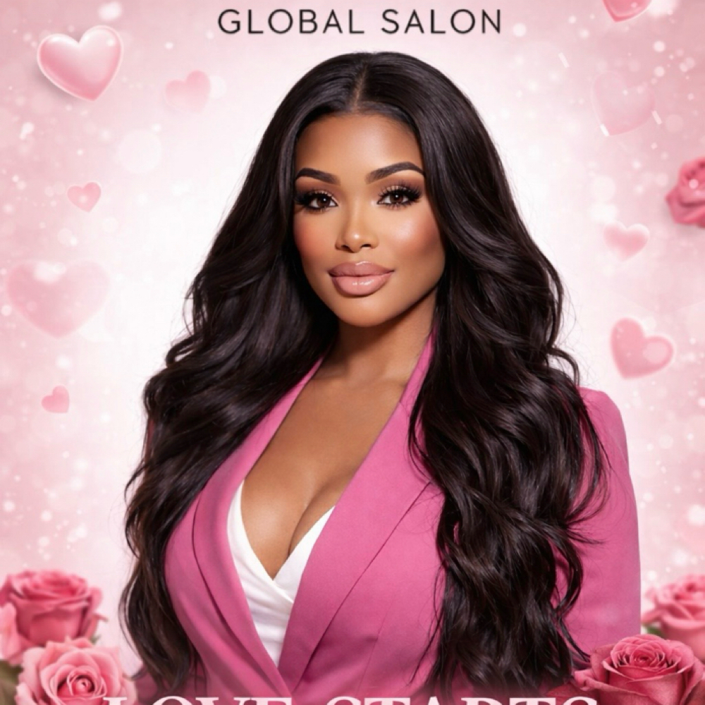 Full Sew in weave at Global Salon in Dayton, OH