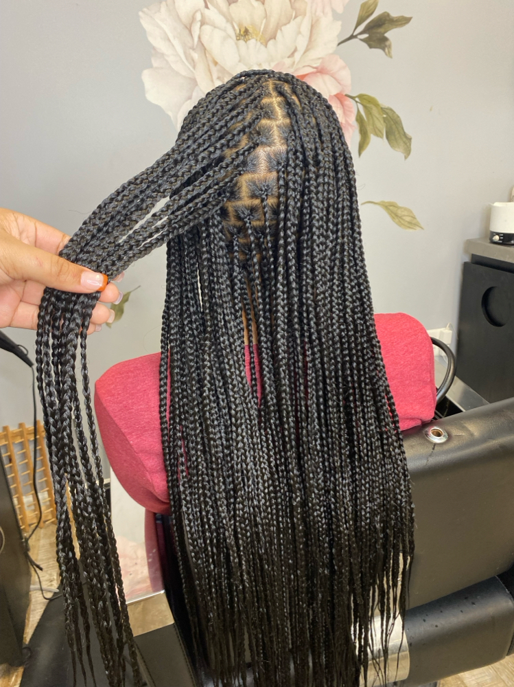 Small Knotless Braids