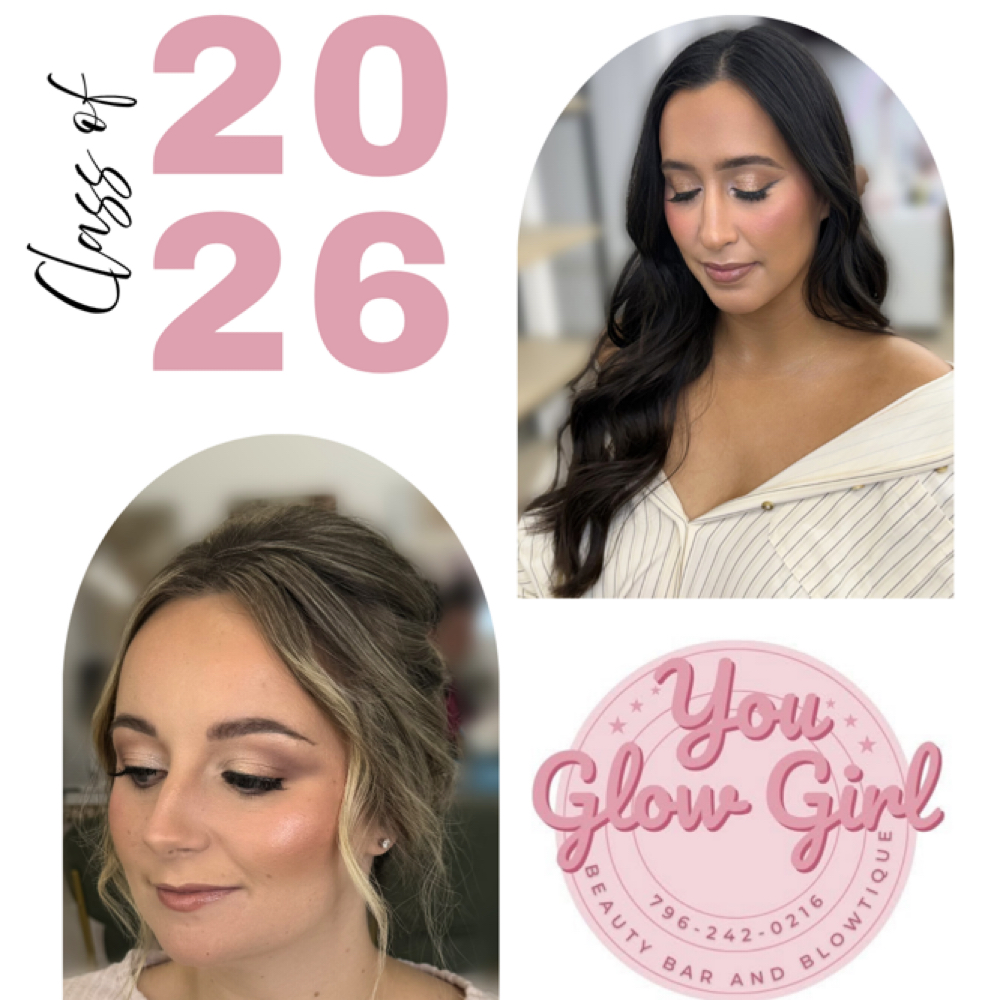 Grad Glam at You GLOW Girl Ms Beauty Bar and Blowtique in Picayune, MS