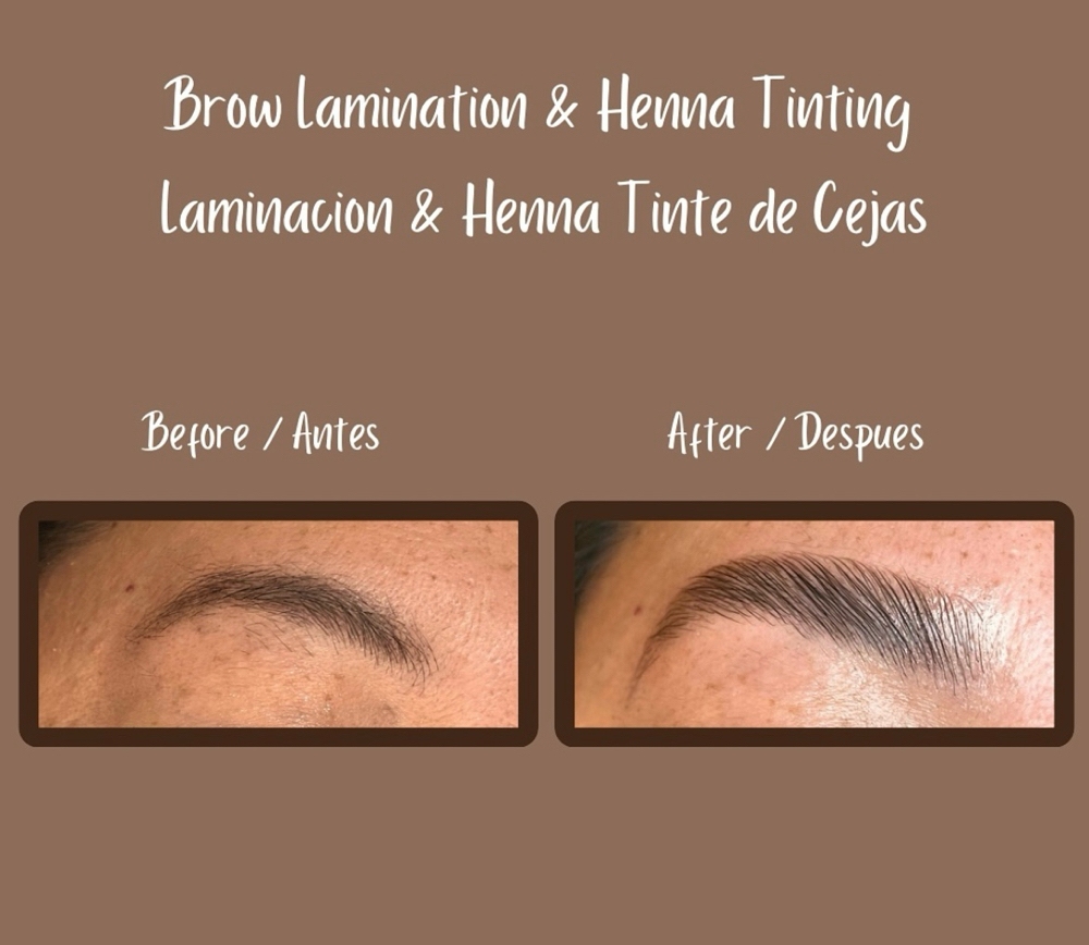 Vegan Brow Lamination & Henna Tint