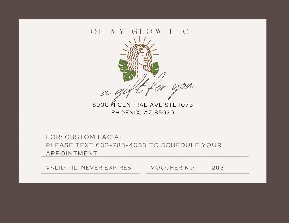 GOT A GC FOR A SIGNATURE FACIAL?
