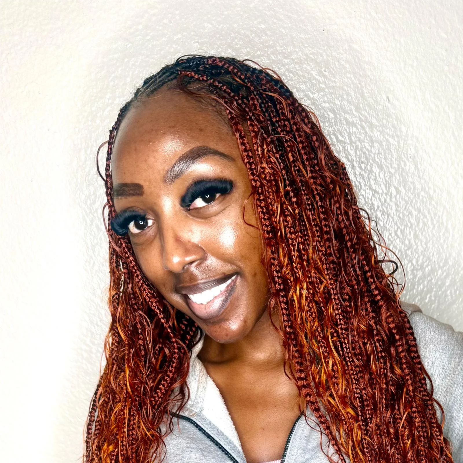 Small Boho Braids at Hollywood Soul Salon Ouchlesshairbraiding in San Diego, CA