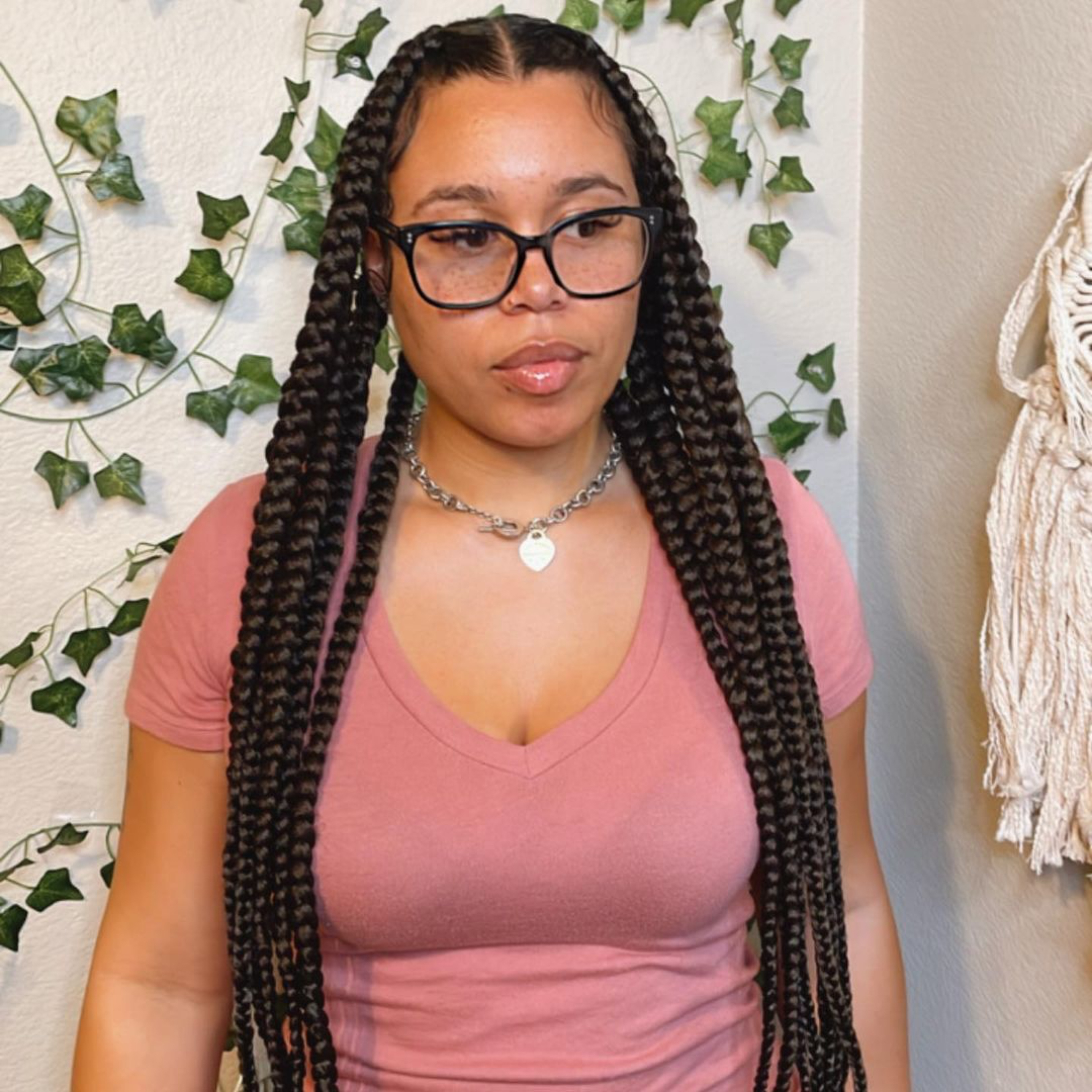 Large Knotless Braids at The Braids Doctor in Houston, TX