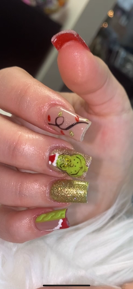 Flat Nail Art