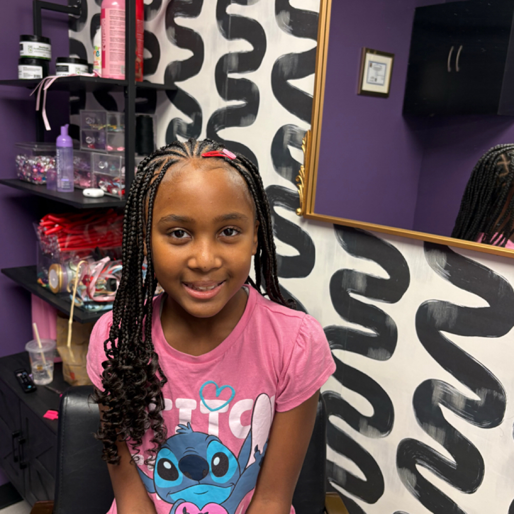 Flip Over Fulani Braids at Stylistic Beauty in St. Ann, MO