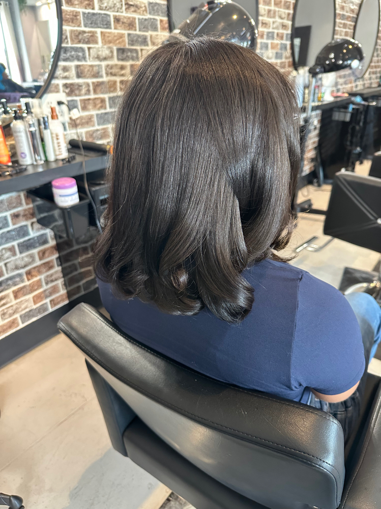Silk Press at TheEssntlBeautyBar in Fort Worth, TX