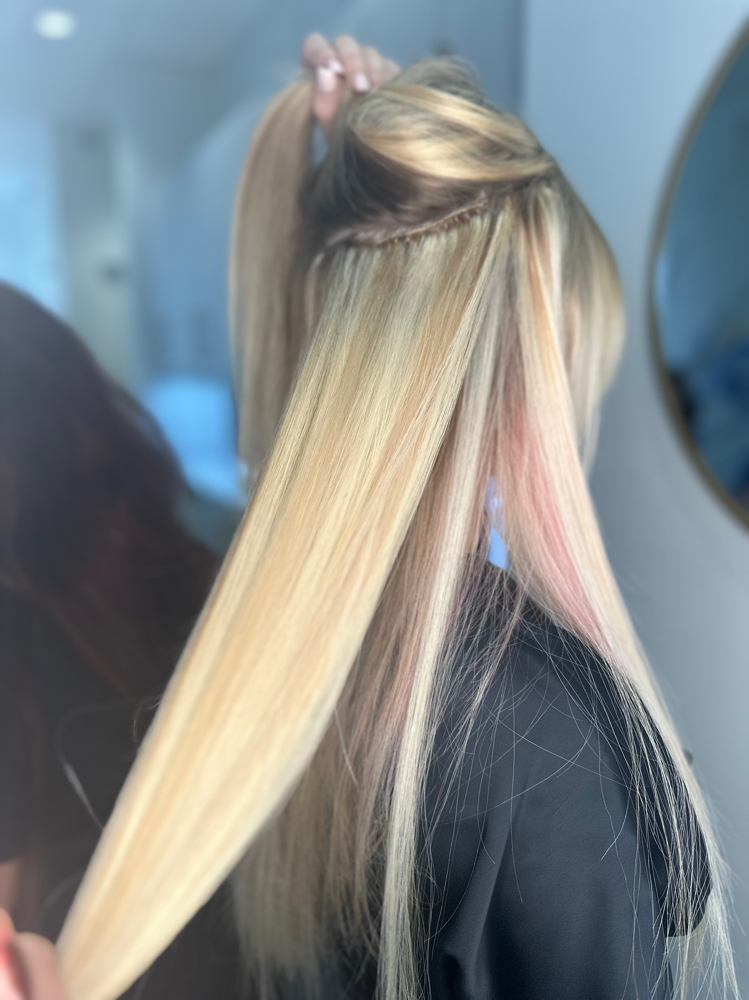 Extensions Installation Per Row at HairbyJessi in groveland, FL