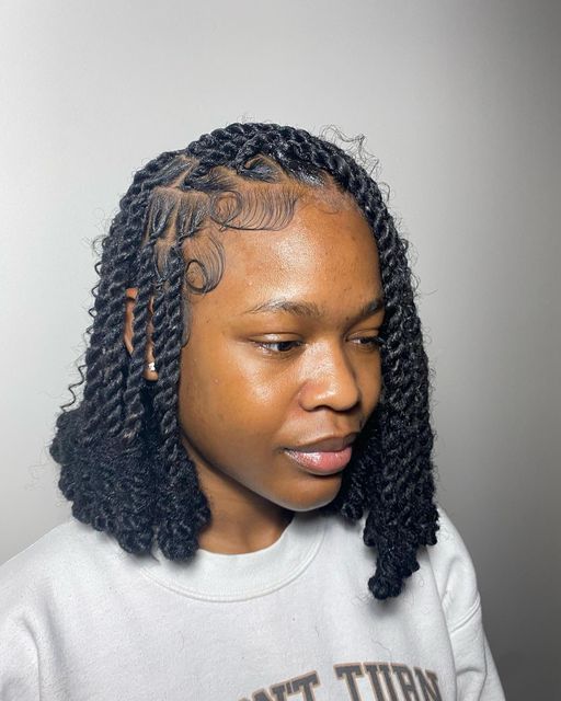2 Strand Bob Knot Twist