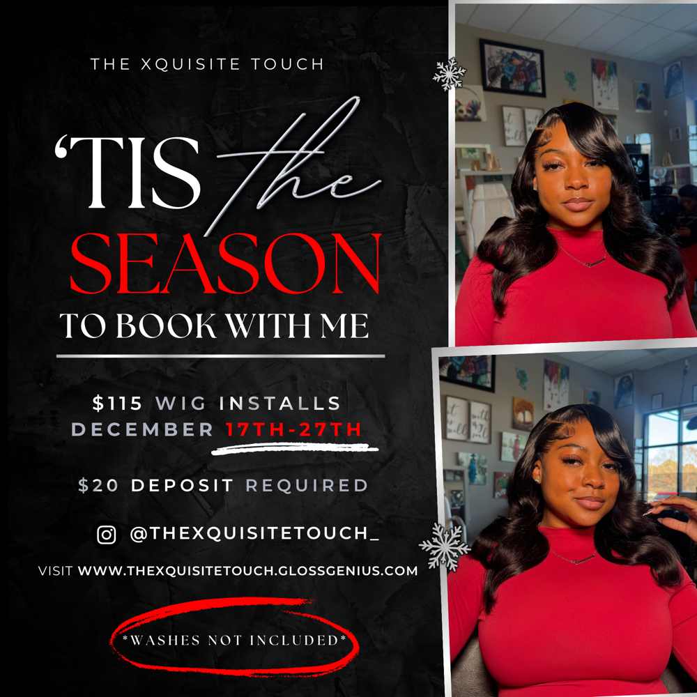 WIG INSTALL DEC. 17th-27th ONLY🎄❤️