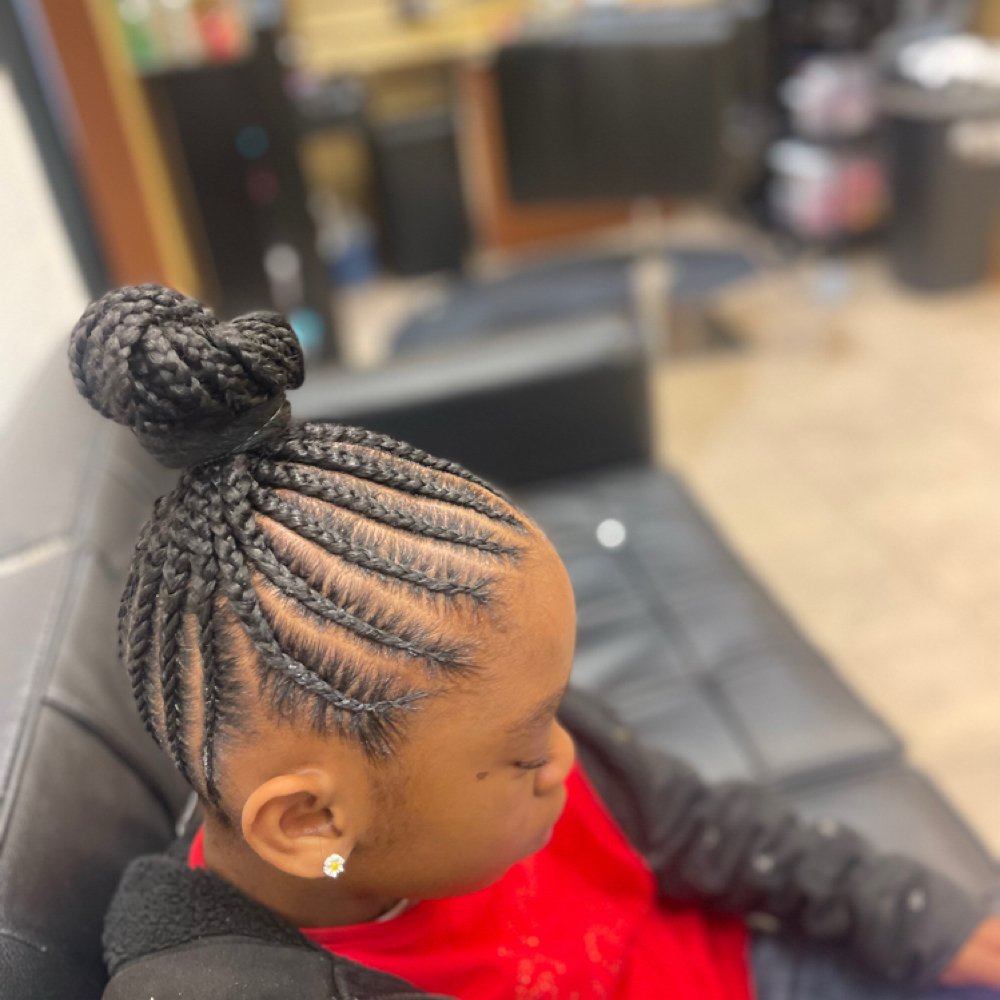 Kids Braids (hair added) at Loc’d Ends in Southaven, MS