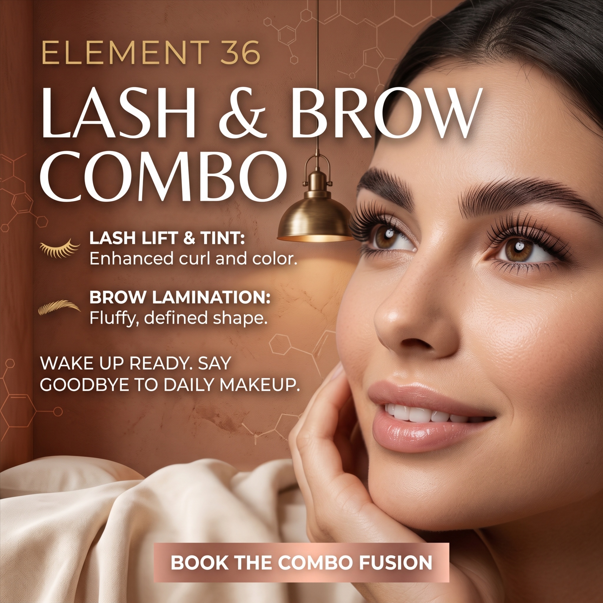 Lash & Brow Combo at Element 36 Spa in Pinckney, MI