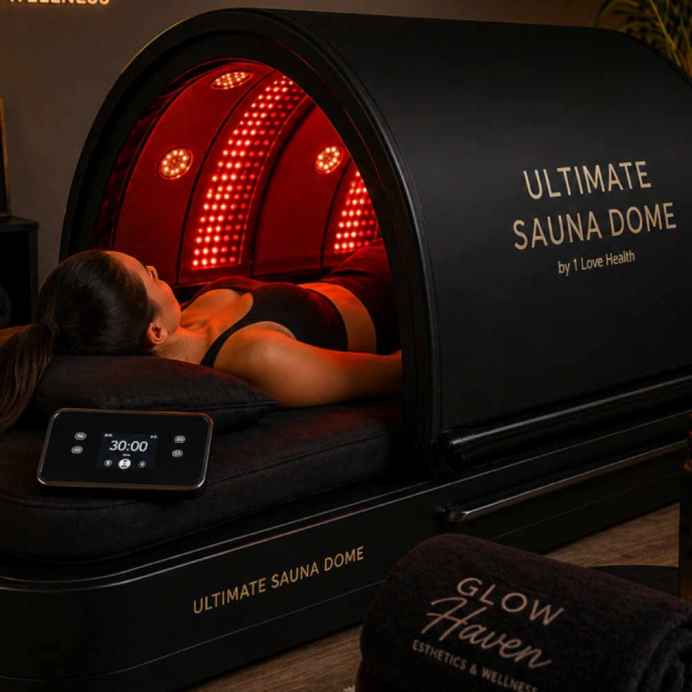 Ultimate Sauna Dome 30 Min Session at Glow Haven Esthetics & Wellness in Largo, FL