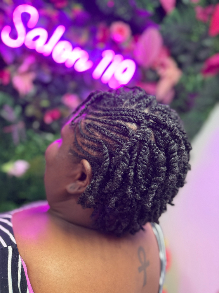 Two strand twist With Braids