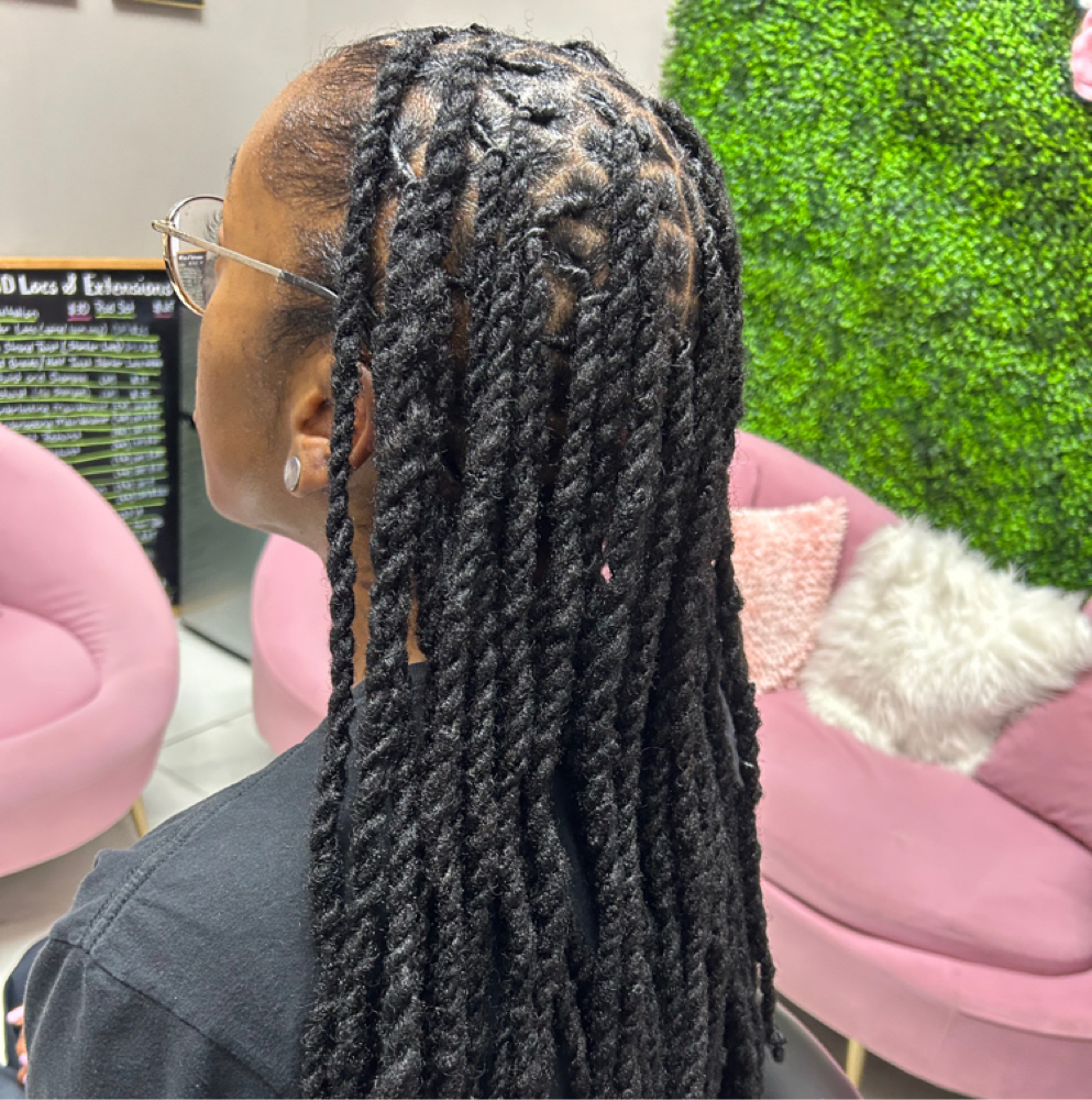 Color On Roots Only at MD Locs & Extensions LLC in Houston, TX