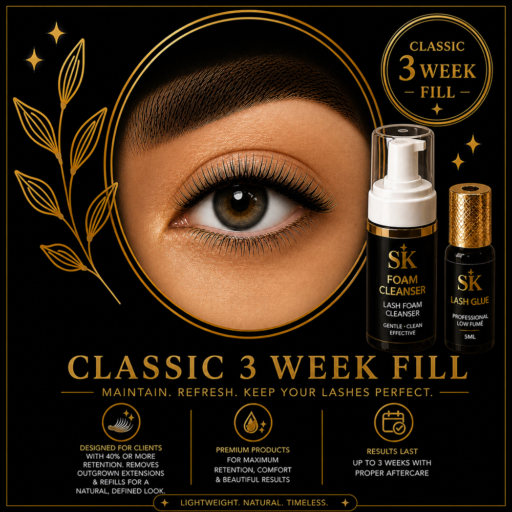 Classic 3 Week Fill at SK Esthetics in Lincoln, CA