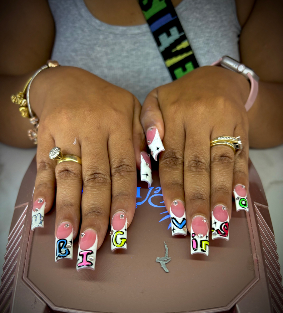 Birthday Nails at La Ruche Nails in Bolton, NC