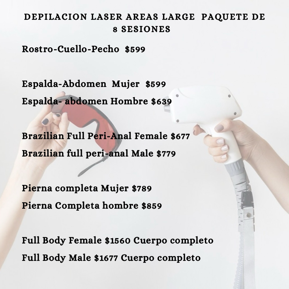 Depilacion Laser Areas Grandes