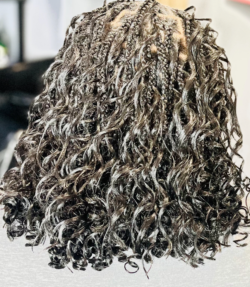 Boho Knotless Bob