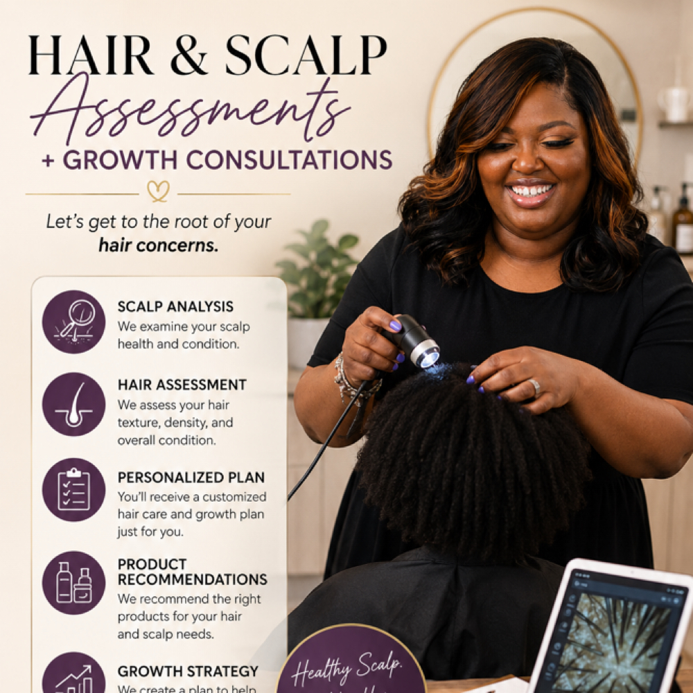 Hair & Scalp Assessments + Growth C at Unique Beauty By Jas in Memphis, TN