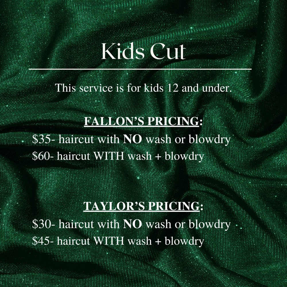 Kids Cut at Evergreen Hair & Beauty Bar in Voorheesville, NY