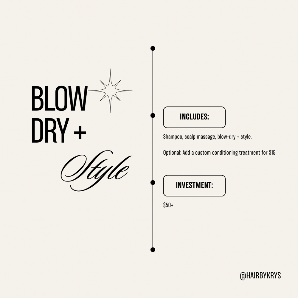 Blow Dry + Style