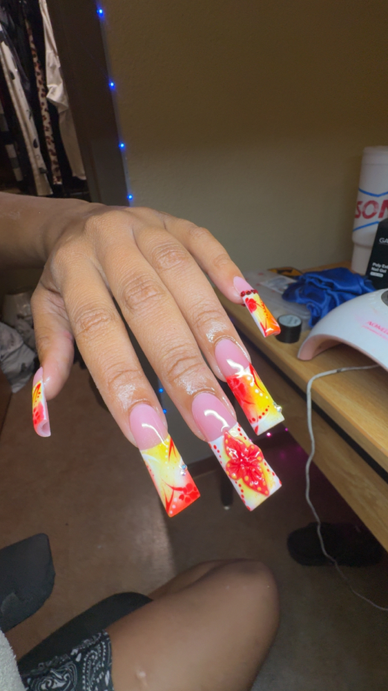 Long Acrylic Set (hands) at DonebyKG in Fort Hood Gatesville, TX
