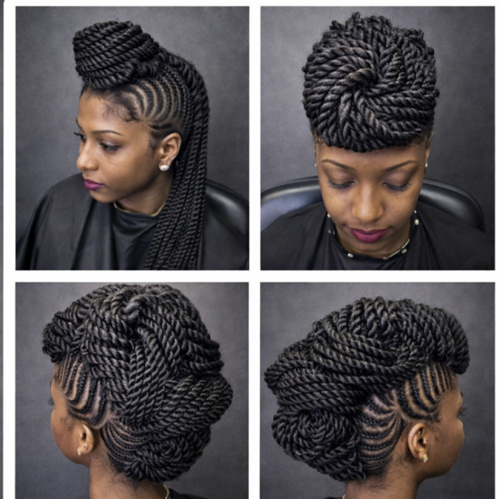 Signature Braid Pin-up at Thairapy Collection in Washington, DC