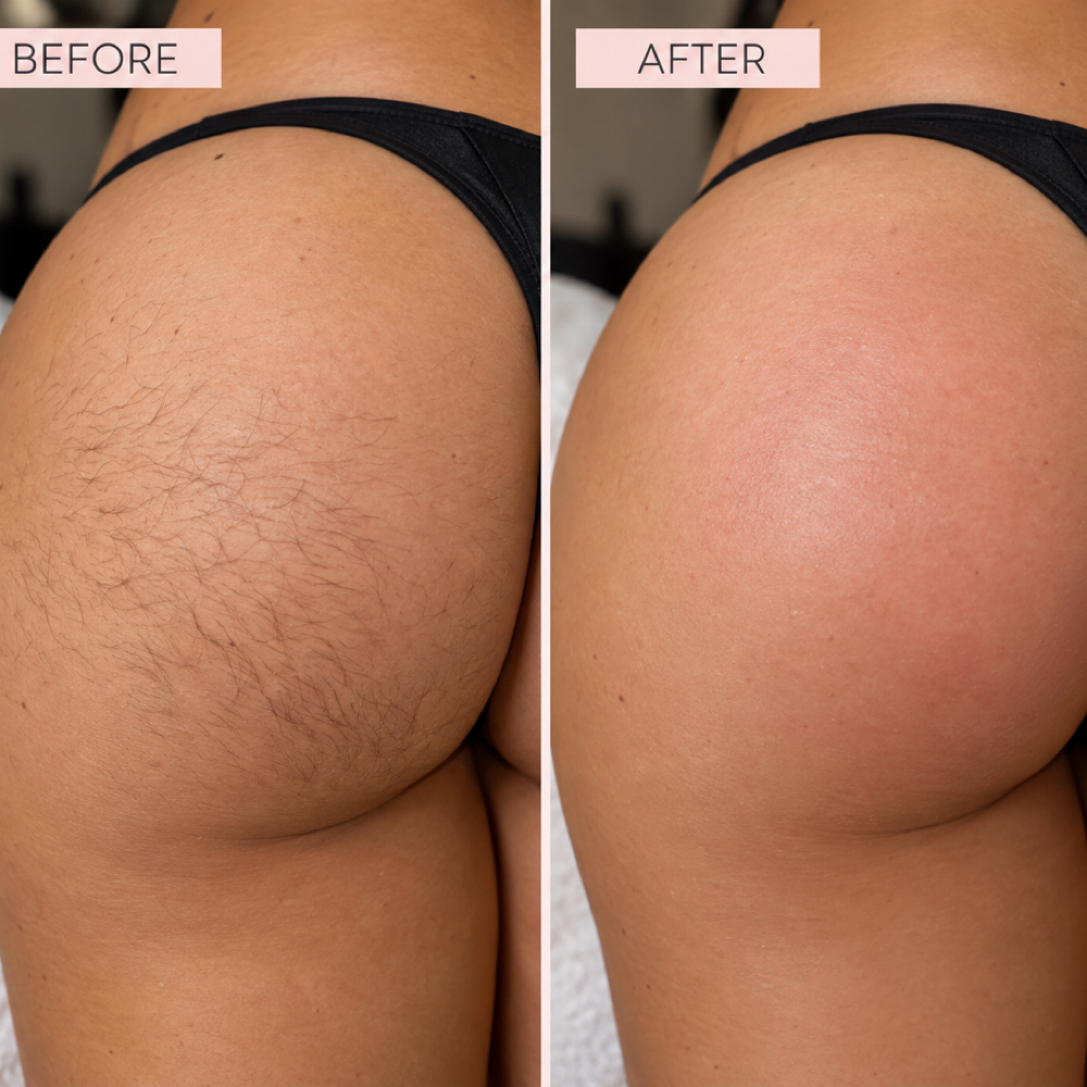 Booty Cheek Wax at Naked Skin By Brina in Fontana, CA